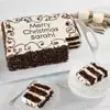 Wide View Image Personalized Chocolate Chip Sheet Cake