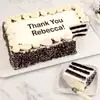 Wide View Image Personalized Chocolate Chip Sheet Cake