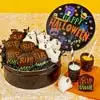 Wide View Image Happy Halloween Cookie Tin