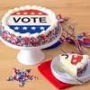 Wide View Image Vote Cake 