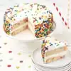 Wide View Image Classic Confetti Cake