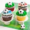 Wide View Image JUMBO Soccer Champion Cupcakes