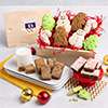 Wide View Image Holiday Cookie and Brownie Crate