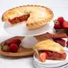 Wide View Image Strawberry Rhubarb Pie