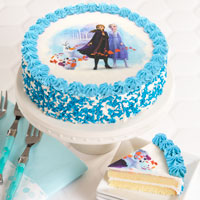 Wide View Image Frozen II Cake