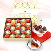 Wide View Image Deluxe Chocolate Covered Cherries Gift Box