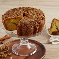Wide View Image Viennese Coffee Cake - Cinnamon and Walnuts (military)
