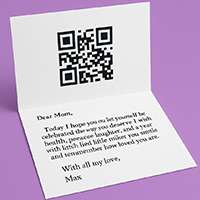 Upsel Video Greeting Card