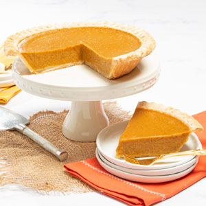 Corporate Thanksgiving Gift: Classic Pumpkin Pie with possible customizations