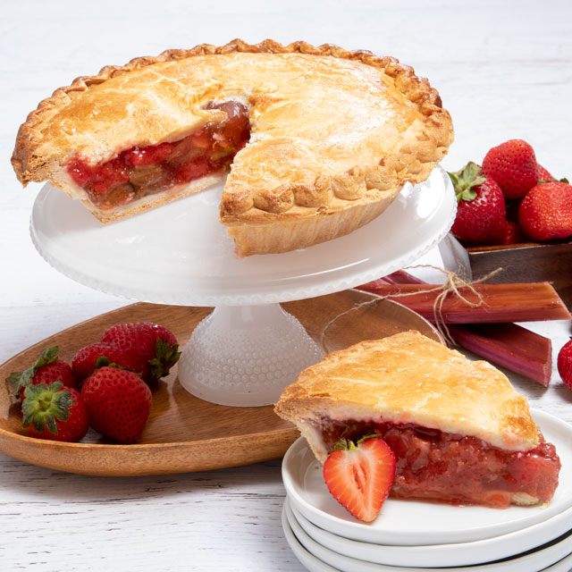 Best selling product  Strawberry Rhubarb Pie